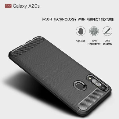Защитный чехол UniCase Carbon для Samsung Galaxy A20s (A207) - Black