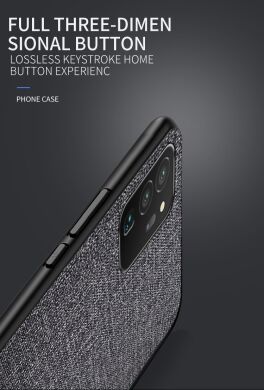 Защитный чехол UniCase Cloth Texture для Samsung Galaxy S20 FE (G780) - Black