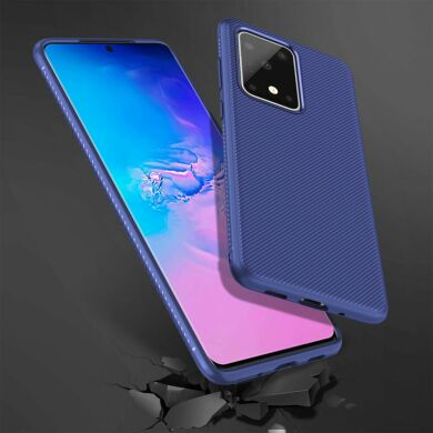 Защитный чехол UniCase Twill Soft для Samsung Galaxy S20 Ultra (G988) - Blue