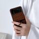 Кожаный чехол UniCase Croco Skin (FF) для Samsung Galaxy Flip 4 - Brown. Фото 3 из 9