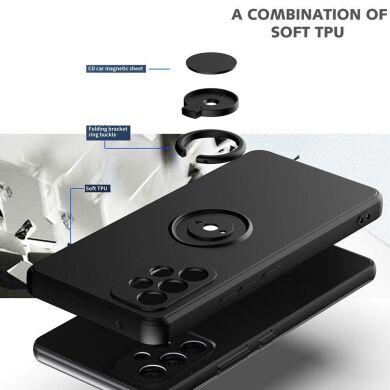 Защитный чехол Deexe Color Shell для Samsung Galaxy A73 (A736) - Black