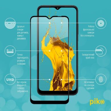 Защитное стекло Piko Full Glue для Samsung Galaxy A22 5G (A226) - Black