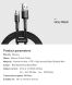 Кабель Baseus Cafule USB to MicroUSB (1.5A, 2m) CAMKLF-CG1 - Black / Grey. Фото 18 из 20
