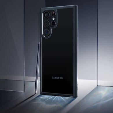 Защитный чехол Spigen (SGP) Ultra Hybrid для Samsung Galaxy S22 Ultra (S908) - Crystal Clear