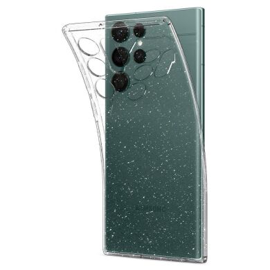 Защитный чехол Spigen (SGP) Liquid Crystal Glitter для Samsung Galaxy S22 Ultra (S908) - Crystal Quartz