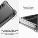 Защитный чехол IMAK Airbag MAX Case для Samsung Galaxy S24 - Transparent Black. Фото 3 из 7