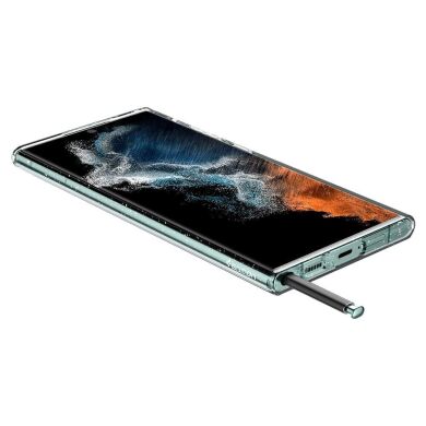Защитный чехол Spigen (SGP) Liquid Crystal Glitter для Samsung Galaxy S22 Ultra (S908) - Crystal Quartz