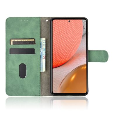 Чехол Deexe Classic Wallet для Samsung Galaxy A72 (А725) - Green