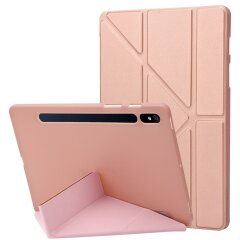Чохол Deexe Origami Series для Samsung Galaxy Tab S9 (X710/716) - Rose Gold