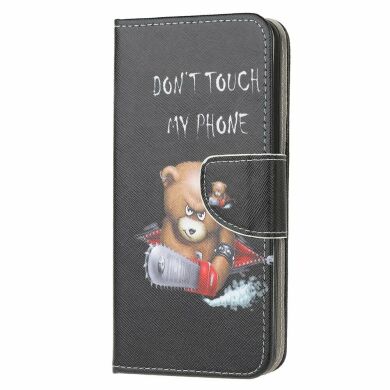 Чехол-книжка Deexe Color Wallet для Samsung Galaxy A31 (A315) - Vigilant Bear