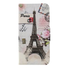 Чехол-книжка Deexe Color Wallet для Samsung Galaxy A7 2018 (A750) - Eiffel Tower