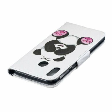 Чехол-книжка Deexe Color Wallet для Samsung Galaxy M20 (M205) - Cute Panda
