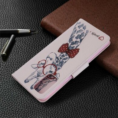 Чехол-книжка Deexe Color Wallet для Samsung Galaxy S20 Plus (G985) - Giraffe