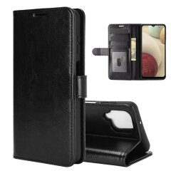 Чехол-книжка Deexe Wallet Style для Samsung Galaxy A12 (A125) / A12 Nacho (A127) / M12 (M127) - Black