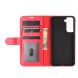 Чехол-книжка Deexe Wallet Style для Samsung Galaxy S21 Plus (G996) - Red. Фото 4 из 8
