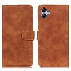 Чехол-книжка KHAZNEH Retro Wallet для Samsung Galaxy A04e (A042) - Brown