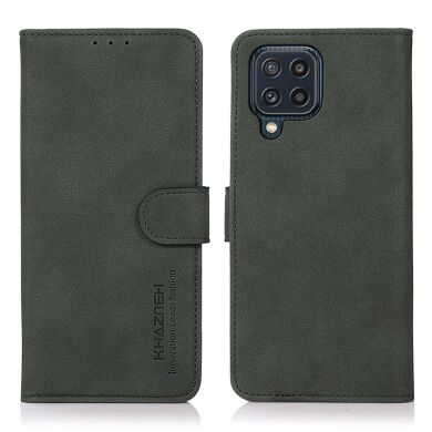 Чехол-книжка KHAZNEH Retro Wallet для Samsung Galaxy M32 (M325) - Green