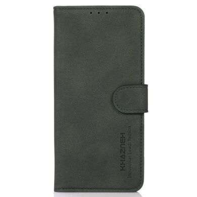 Чехол-книжка KHAZNEH Retro Wallet для Samsung Galaxy M32 (M325) - Green