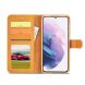 Чехол LC.IMEEKE Wallet Case для Samsung Galaxy S22 Plus - Light Brown. Фото 4 из 11