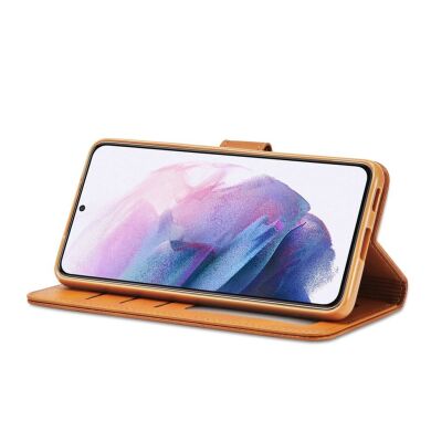 Чехол LC.IMEEKE Wallet Case для Samsung Galaxy S22 Plus - Light Brown