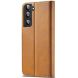 Чехол LC.IMEEKE Wallet Case для Samsung Galaxy S22 Plus - Light Brown. Фото 3 из 11
