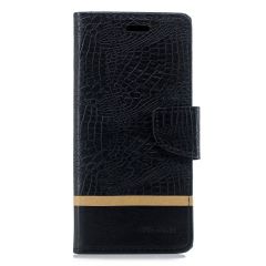 Чехол UniCase Croco Wallet для Samsung Galaxy A7 2018 (A750) - Black