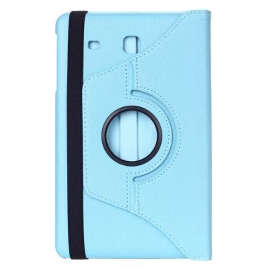 Вращающийся чехол Deexe Rotation для Samsung Galaxy Tab E 9.6 (T560/561) - Light Blue