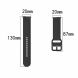 Ремешок UniCase Silicone Strap для Samsung Watch Active / Active 2 40mm / Active 2 44mm - Black. Фото 4 из 5