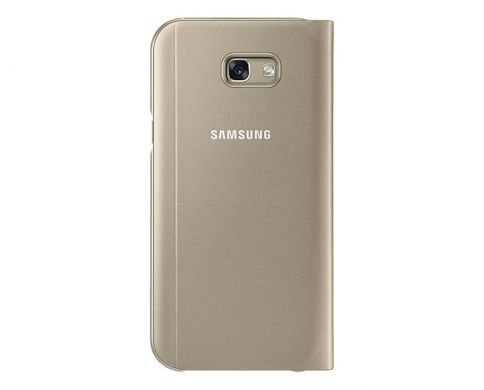 Чехол-книжка S View Standing Cover для Samsung Galaxy A7 2017 (A720) EF-CA720PFEGRU - Gold