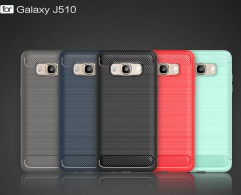 Защитный чехол UniCase Carbon для Samsung Galaxy J5 2016 (J510) - Dark Blue