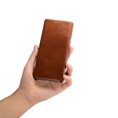 Кожаный чехол-книжка ICARER Slim Flip для Samsung Galaxy Note 8 (N950) - Black