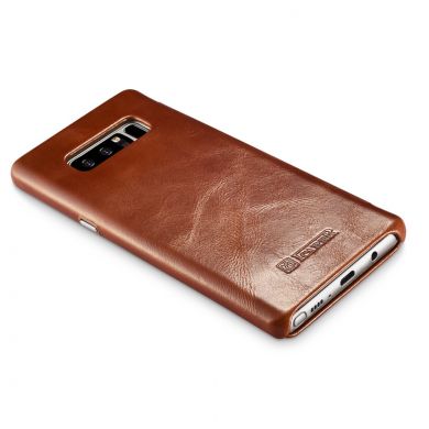 Кожаный чехол-книжка ICARER Slim Flip для Samsung Galaxy Note 8 (N950) - Khaki