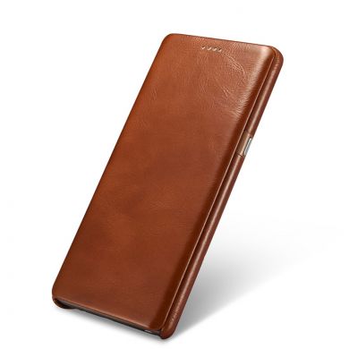 Кожаный чехол-книжка ICARER Slim Flip для Samsung Galaxy Note 8 (N950) - Brown