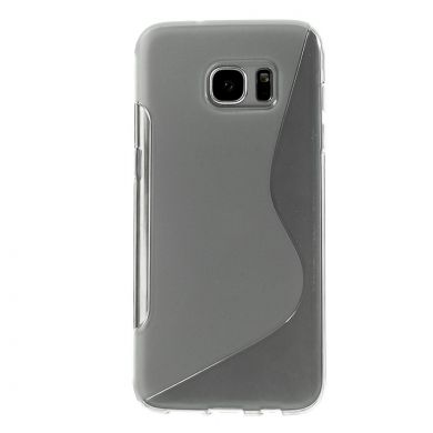 Силиконовая накладка Deexe S Line для Samsung Galaxy S7 edge (G935) - Gray