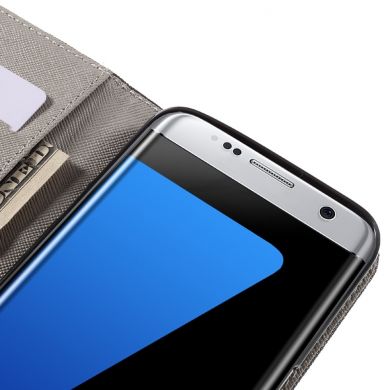 Чехол-книжка Deexe Color Wallet для Samsung Galaxy S7 edge (G935) - Don't Touch My Phone