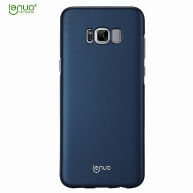 Пластиковый чехол LENUO Silky Touch для Samsung Galaxy S8 Plus (G955) - Dark Blue