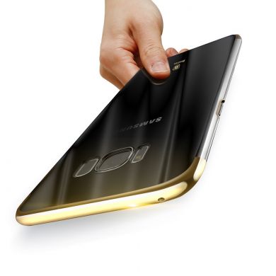 Пластиковый чехол BASEUS Glitter Shell для Samsung Galaxy S8 (G950) - Gold