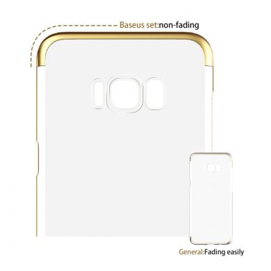 Пластиковый чехол BASEUS Glitter Shell для Samsung Galaxy S8 (G950) - Black