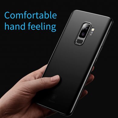 Силиконовый чехол Baseus Ultra Thin Matte для Samsung Galaxy S9+ (G965) - Black