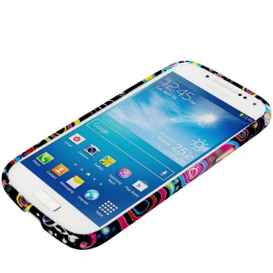 Силиконовая накладка Deexe Flower Pattern для Samsung Galaxy S4 mini (i9190) - Mixed Pattern