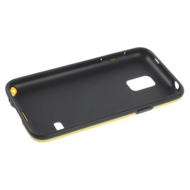 Силиконовая накладка Dexee Cube Pattern для Samsung Galaxy S5 mini - Yellow