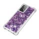 Силиконовый (TPU) чехол Deexe Liquid Glitter для Samsung Galaxy A52 (A525) / A52s (A528) - Purple. Фото 4 из 7