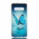 Силиконовый (TPU) чехол Deexe LumiCase для Samsung Galaxy S10 Plus (G975) - Blue Butterfly. Фото 2 из 6