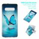Силиконовый (TPU) чехол Deexe LumiCase для Samsung Galaxy S10 Plus (G975) - Blue Butterfly. Фото 1 из 6