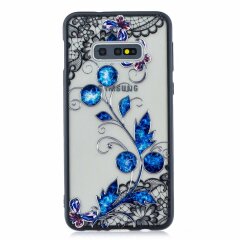 Силиконовый (TPU) чехол UniCase Shiny Flowers для Samsung Galaxy S10e (G970) - Butterfly and Floret
