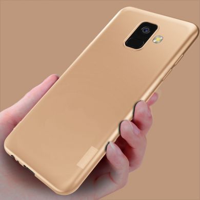 Силиконовый (TPU) чехол X-LEVEL Matte для Samsung Galaxy A6 2018 (A600) - Gold
