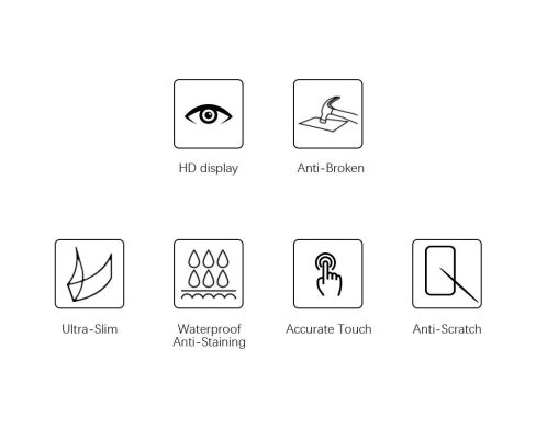 Защитное стекло Deexe Clear Glass для Samsung Galaxy Tab S7 FE (T730/T736)