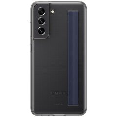 Захисний чохол Clear Strap Cover для Samsung Galaxy S21 FE (G990) EF-XG990CBEGRU - Gray