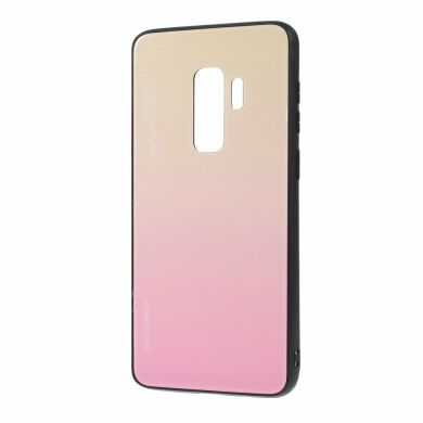 Защитный чехол Deexe Gradient Color для Samsung Galaxy S9+ (G965) - Gold / Pink