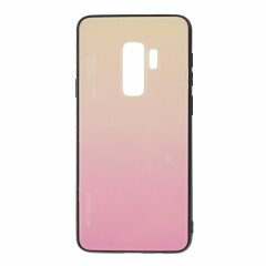 Защитный чехол Deexe Gradient Color для Samsung Galaxy S9+ (G965) - Gold / Pink